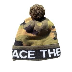 The North Face Ski Tube Beanie Camouflage with Pom Pom